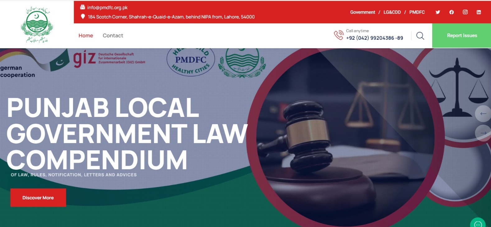 Punjab Local Government Compendium of  Enforced Local Government Laws    